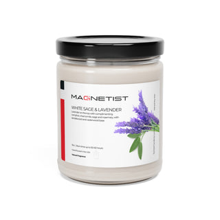 White Sage & Lavender | Soy Wax Candle | 9oz |
